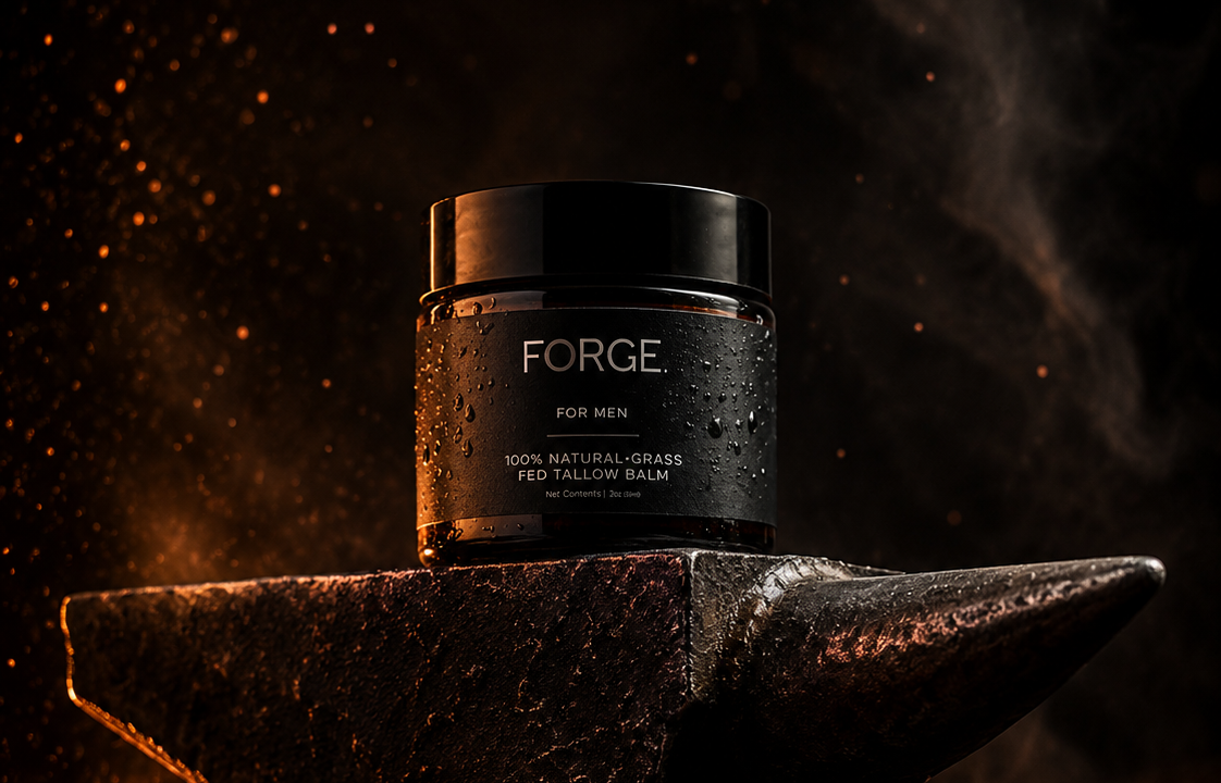 Forge by Terra cream on a blacksmith anvil